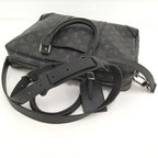Louis Vuitton Porte Documents Voyage 2-Way Handbag Monogram Eclipse Black — view 7