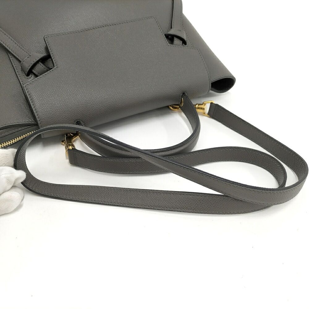 Celine Belt Bag Leather Gray — view 7
