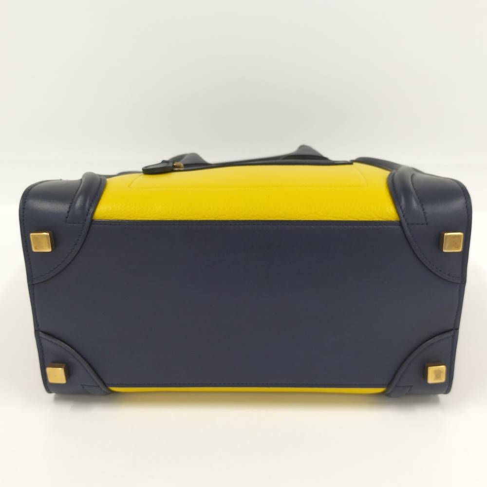 Celine Luggage Tricolor Mini Handbag Leather Multicolor — view 4