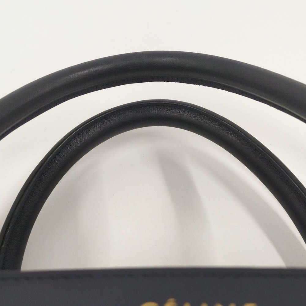 Celine Luggage Tricolor Mini Handbag Leather Multicolor — view 8