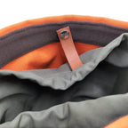 Hermes Sac de Panthere Shoulder Bag Toile Chevron Leather Orange — view 8