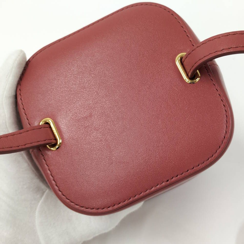 Celine Small Box Cuir Shoulder Bag Triomphe Leather — view 7