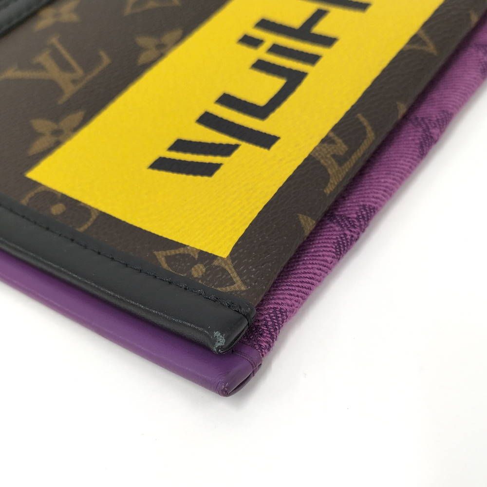 Louis Vuitton Flat Messenger Shoulder Bag Monogram — view 8