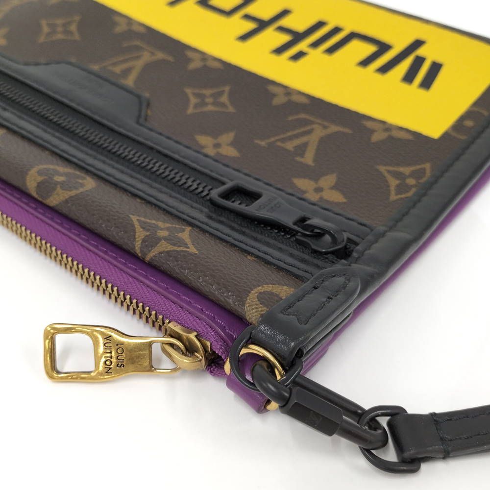 Louis Vuitton Flat Messenger Shoulder Bag Monogram — view 6