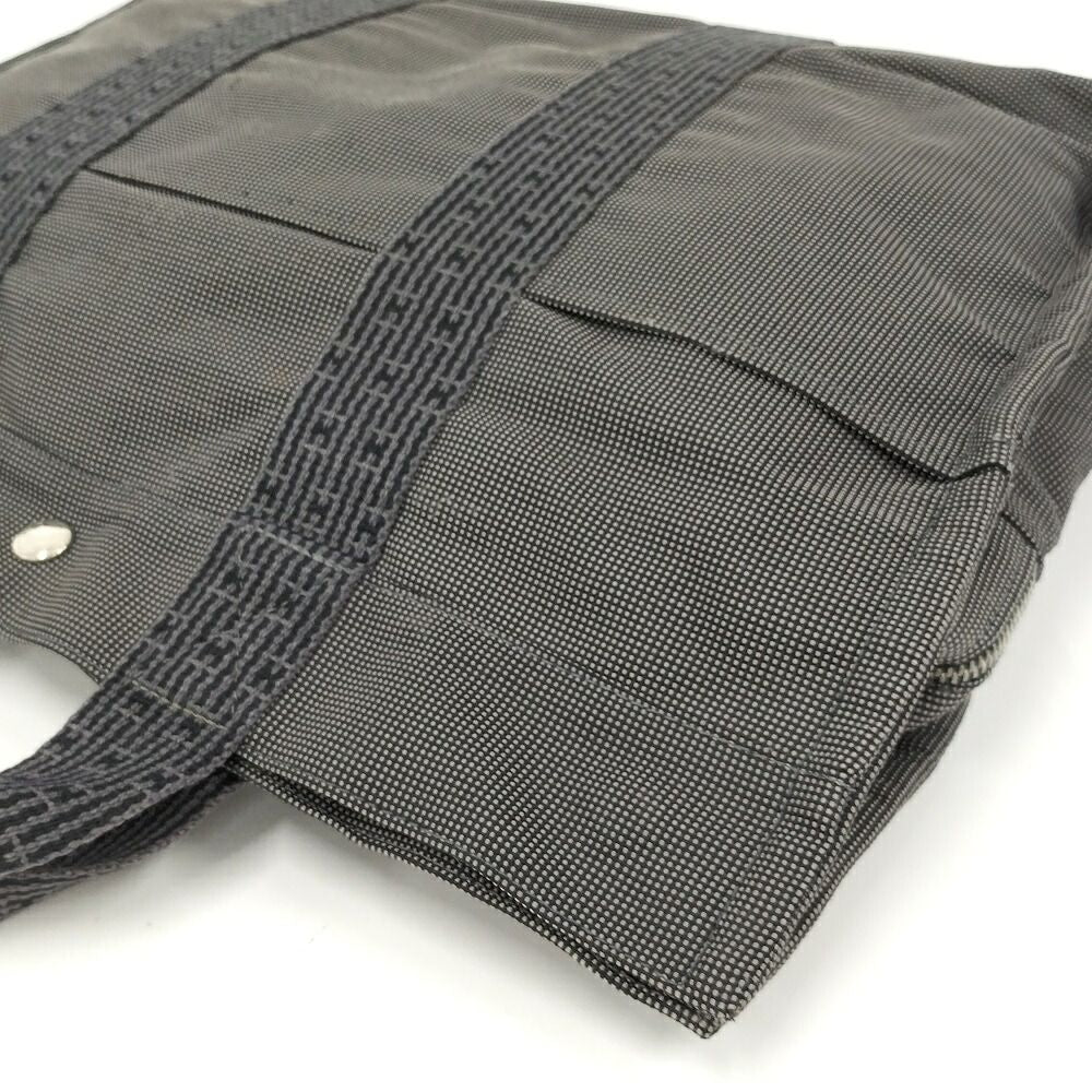 Hermes Herline Tote Bag MM Canvas Gray — view 5