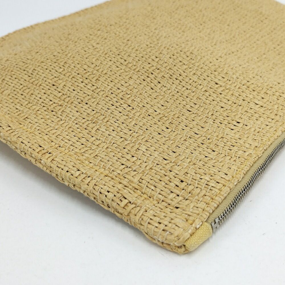Hermes Bora Pouch GM Straw — view 5