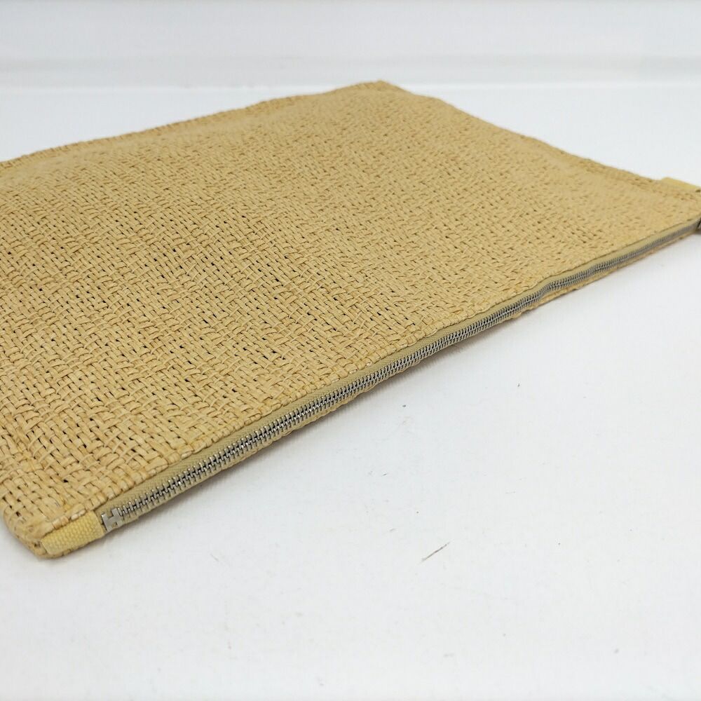Hermes Bora Pouch GM Straw — view 7