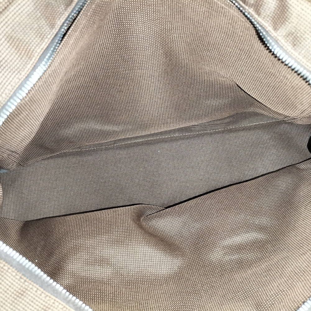 Hermes Herline MM Tote Bag Canvas Brown — view 8