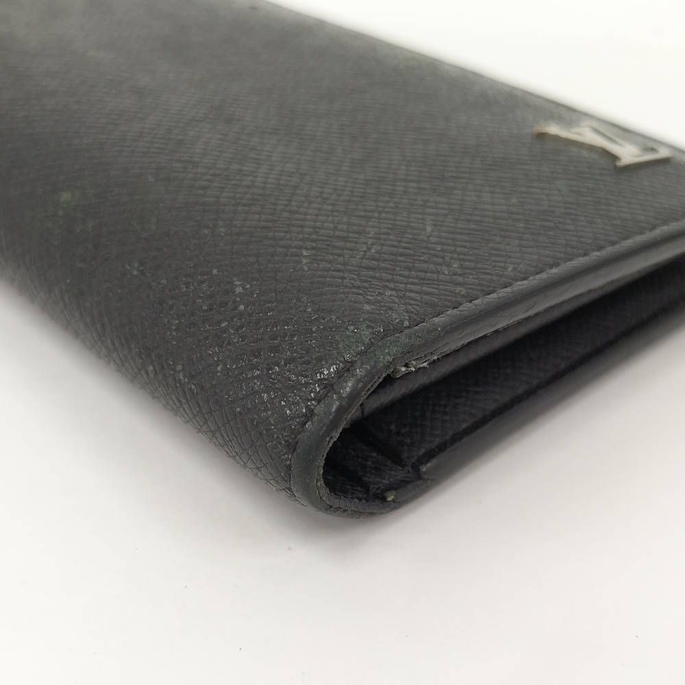 Louis Vuitton Portefeuille Brazza Wallet Taiga Noir — view 5