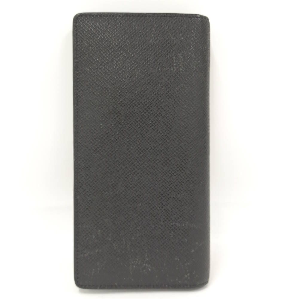 Louis Vuitton Portefeuille Brazza Wallet Taiga Noir — view 4