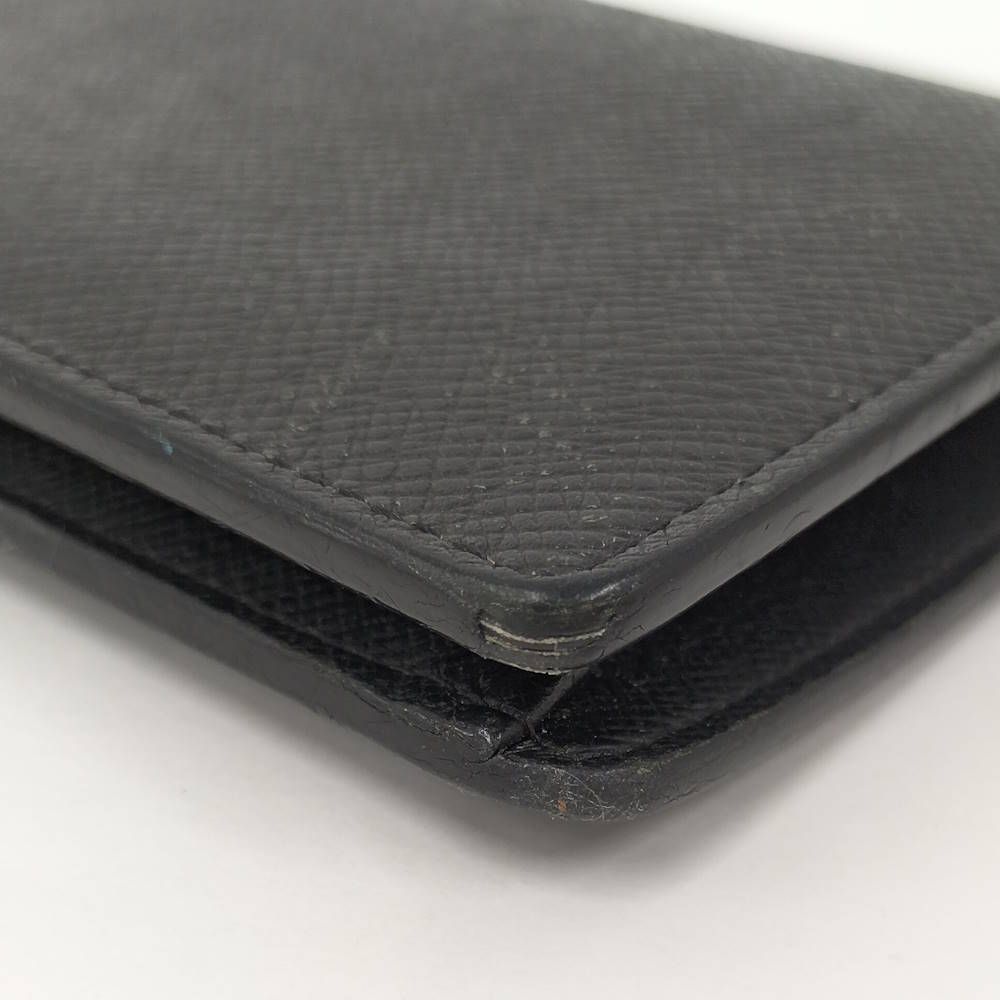 Louis Vuitton Portefeuille Brazza Wallet Taiga Noir — view 6