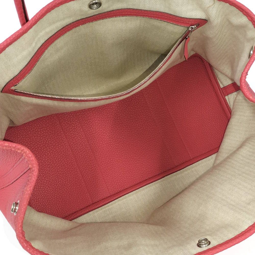 Hermes Garden Party PM Tote Bag Pink — view 8