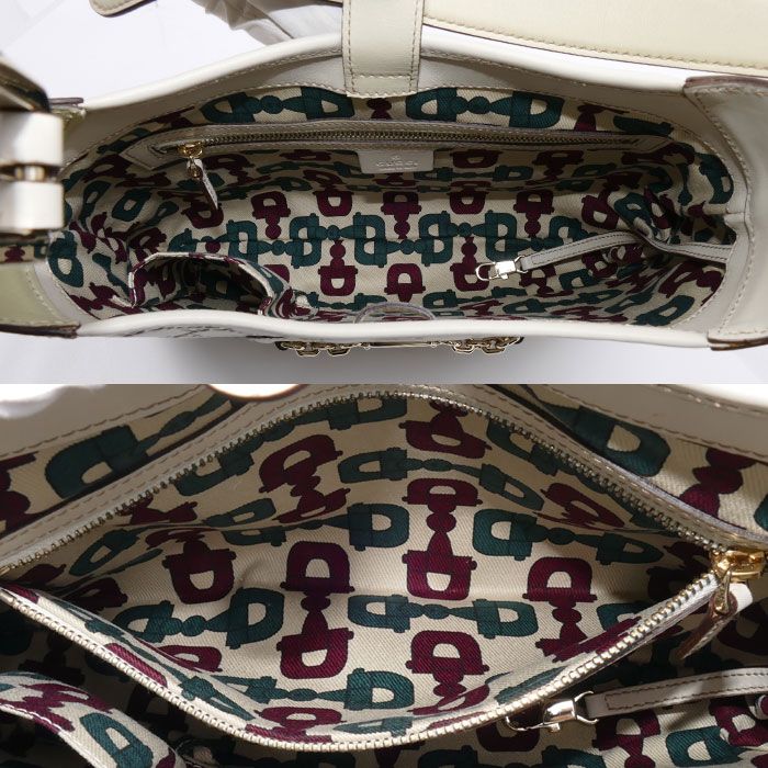 Gucci Guccissima Shoulder Bag White — view 5