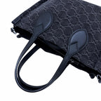 Gucci GG Ophidia Medium 2-Way Bag Canvas Leather Black — view 4
