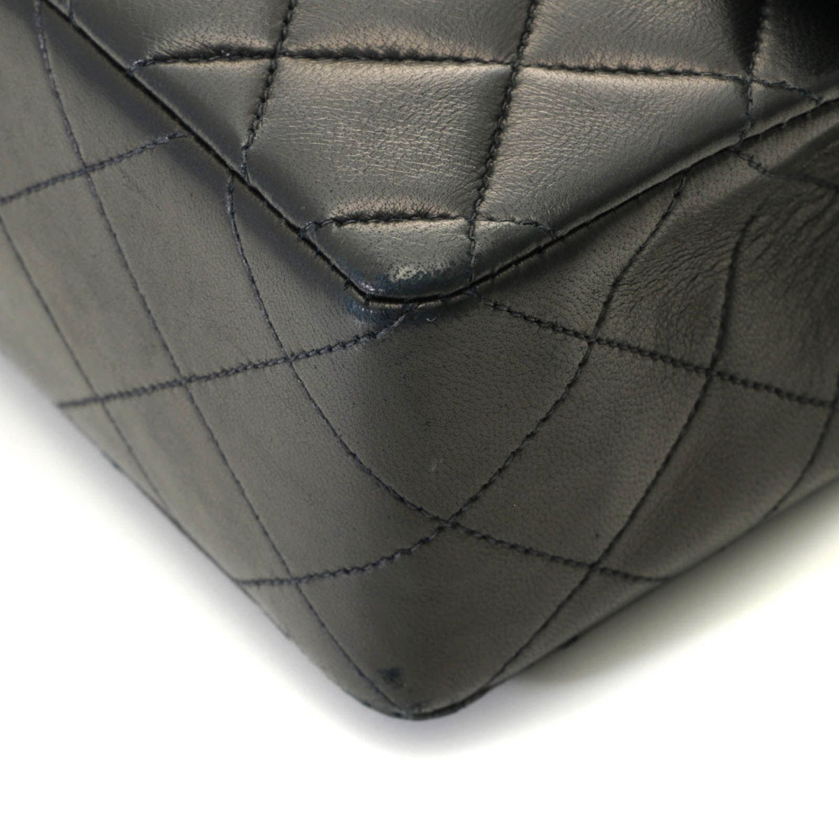 Chanel Mini Quilted 17 Black Lambskin Shoulder Bag — view 7