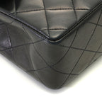 Chanel Mini Quilted 17 Black Lambskin Shoulder Bag — view 8