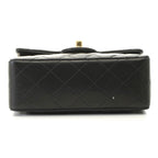 Chanel Mini Quilted 17 Black Lambskin Shoulder Bag — view 3