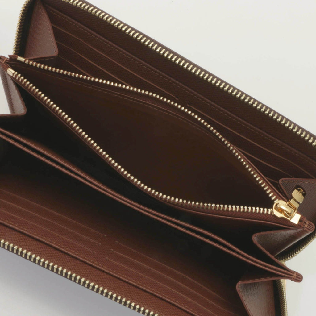 Louis Vuitton Zippy Wallet Monogram Brown Long Canvas — view 6