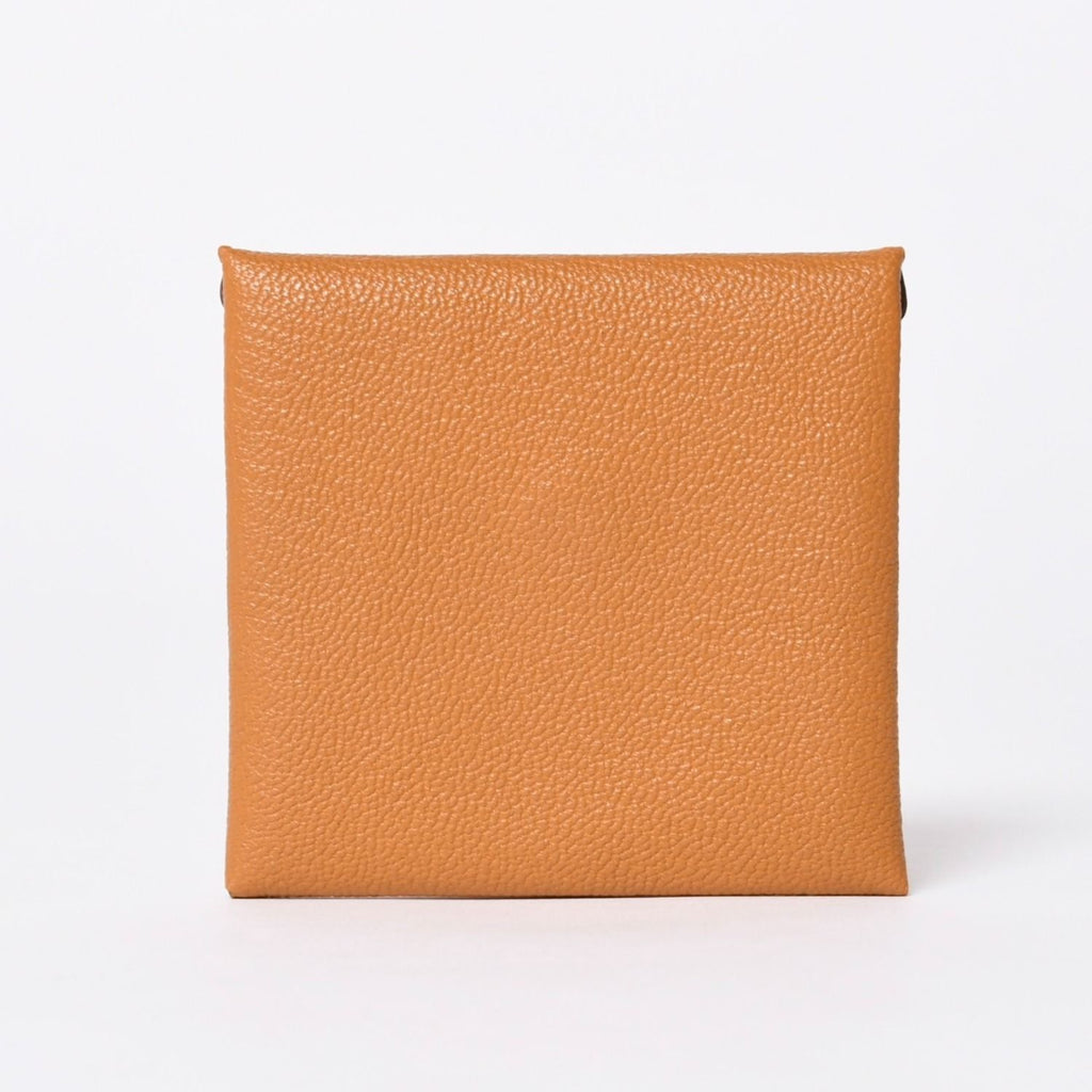 Hermes Bastia Verso Coin Purse Chevre Glitter Silver — view 2