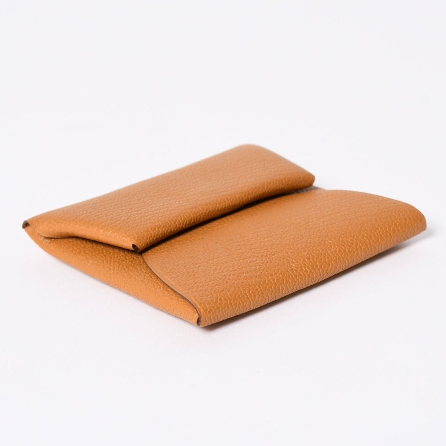 Hermes Bastia Verso Coin Purse Chevre Glitter Silver — view 3