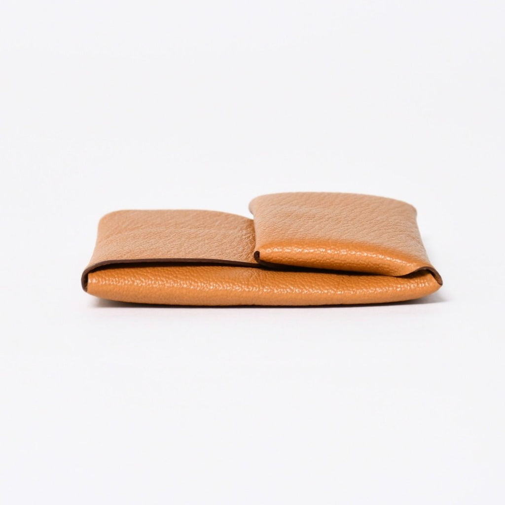 Hermes Bastia Verso Coin Purse Chevre Glitter Silver — view 4