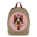 Gucci GG Supreme Bosco Applique Dog Backpack Leather Beige