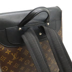 Louis Vuitton Monogram Macassar Parc Backpack Shoulder Bag — view 4