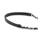 Chanel Lego Boy Plastic CC Logo Border Chain Shoulder Bag Pochette Leather — view 5