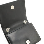Chanel Lego Boy Plastic CC Logo Border Chain Shoulder Bag Pochette Leather — view 6