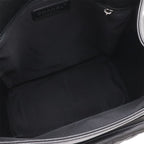 Chanel Quilted Casual Lock Backpack Caviar Leather Black Silver — view 6