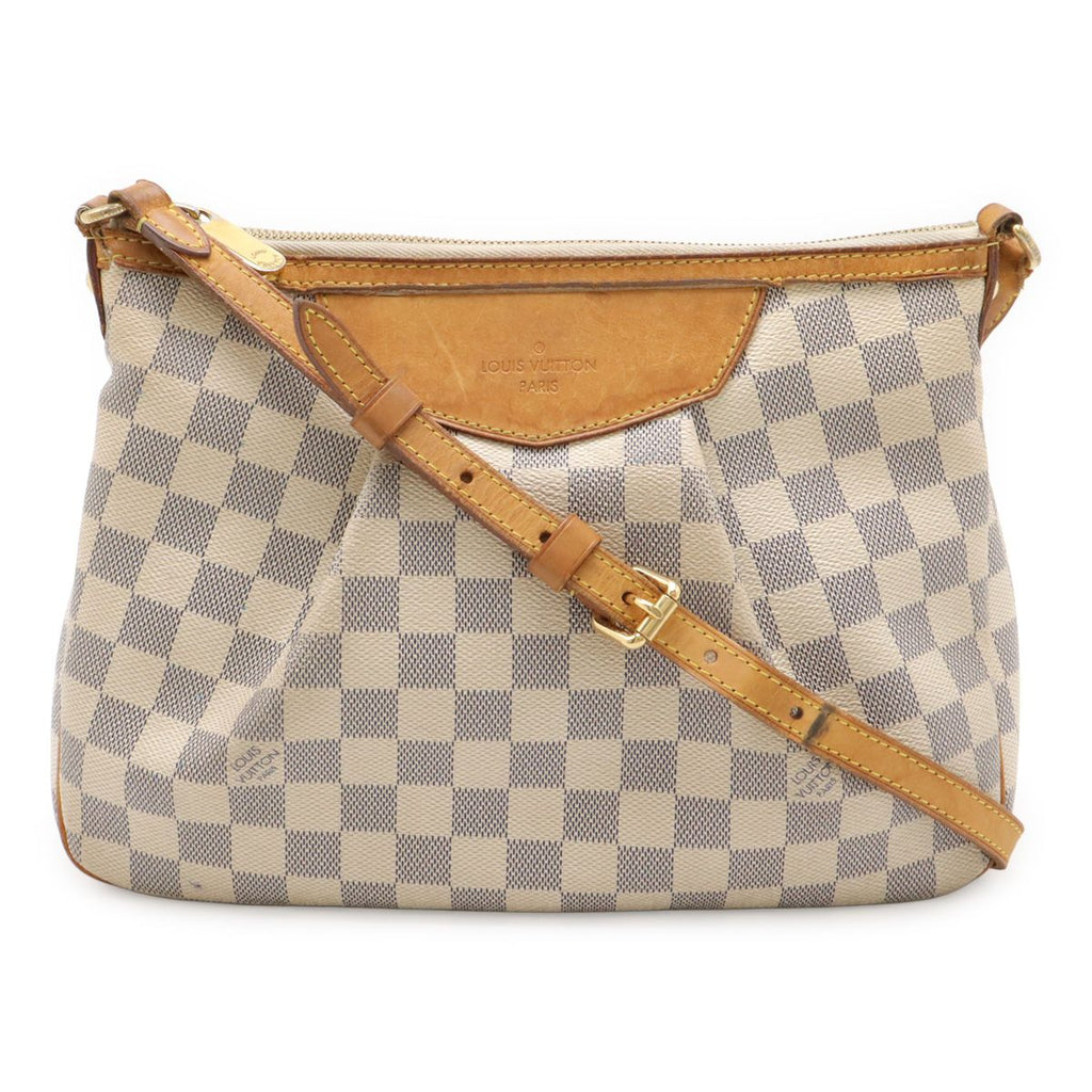 Louis Vuitton Damier Azur Siracusa PM Shoulder Bag