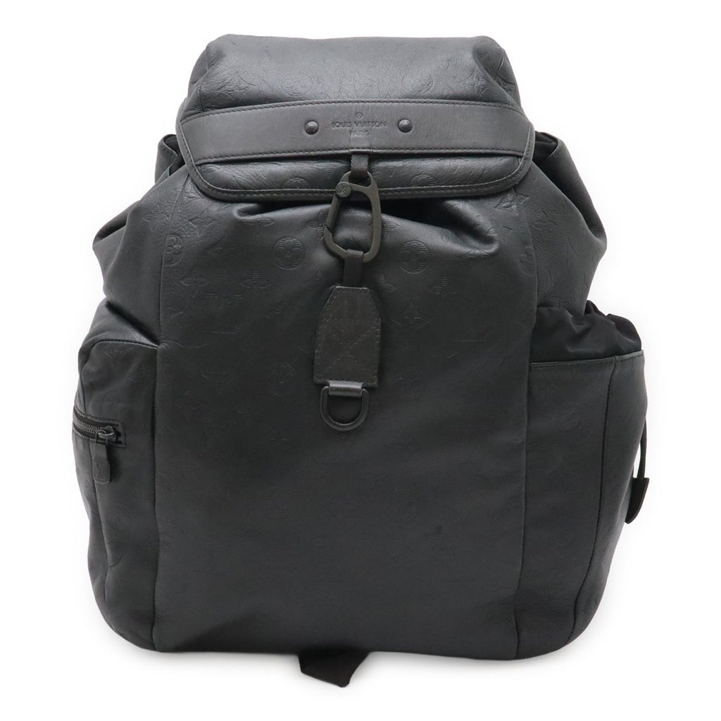 Louis Vuitton Monogram Shadow Discovery Backpack Noir Black