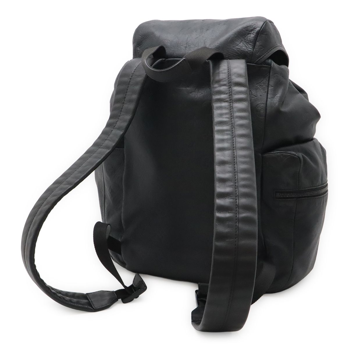 Louis Vuitton Monogram Shadow Discovery Backpack Noir Black — view 2