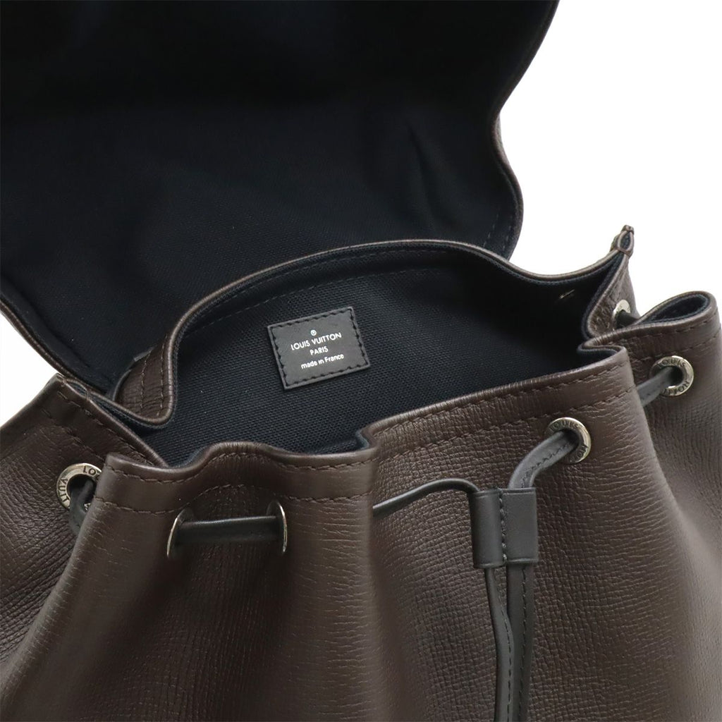 Louis Vuitton Utah Canyon Backpack Leather Brown — view 6