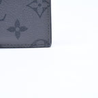 Louis Vuitton Taigarama Coin Purse Card Case Black Gray Silver — view 4