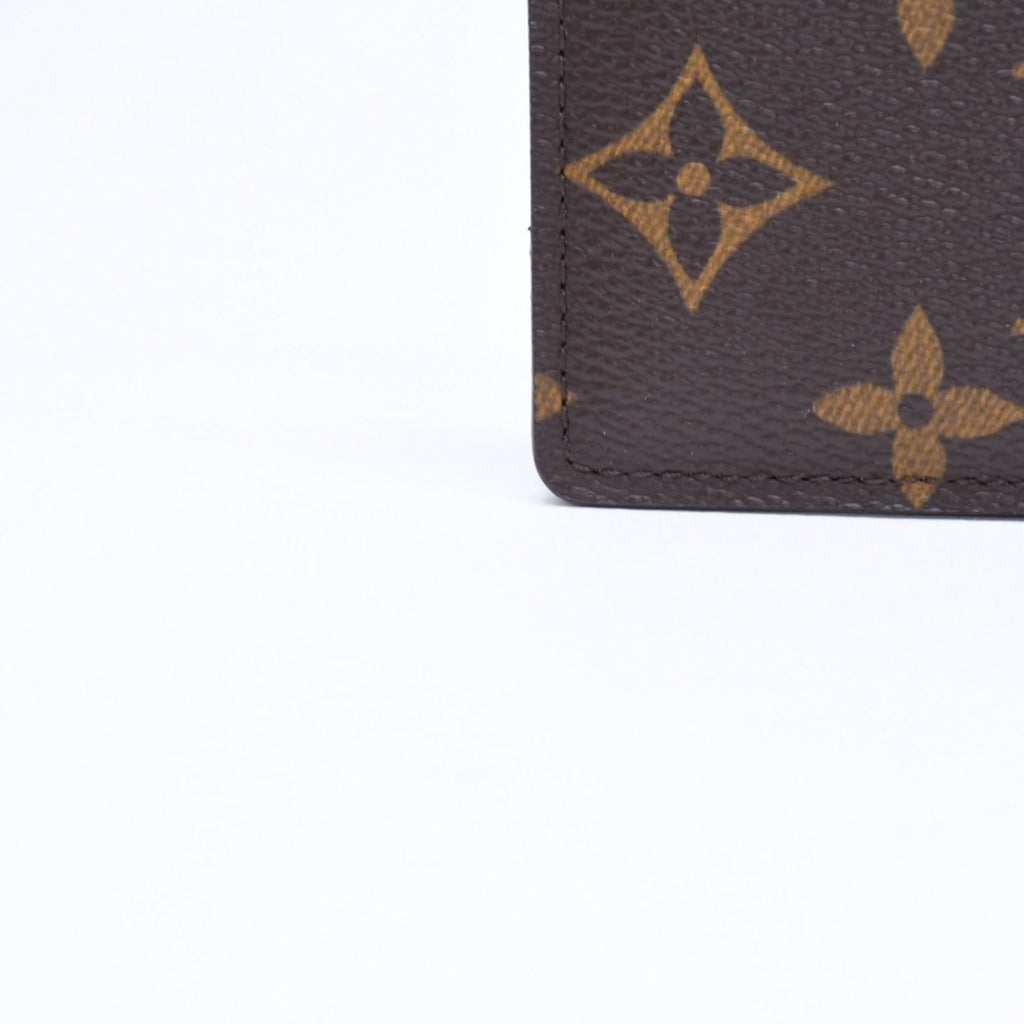 Louis Vuitton Porte Cartes Simple Card Case Monogram Canvas Brown — view 7