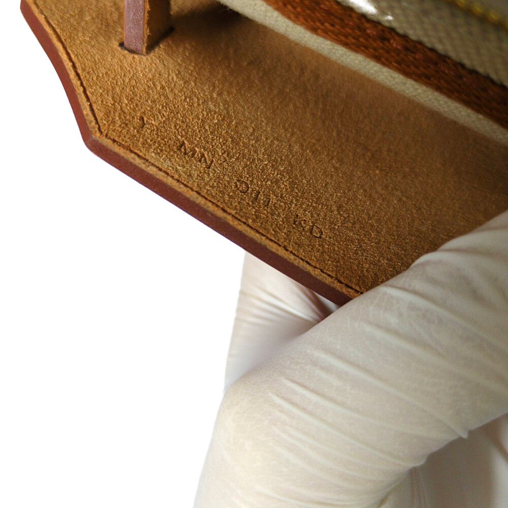 Hermes Herbag Zip PM Gold 2-Way Hand Shoulder Strap Bag Beige — view 8