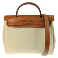 Hermes Herbag Zip PM Gold 2-Way Hand Shoulder Strap Bag Beige