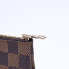 Louis Vuitton Pochette Cles Coin Purse Damier Ebene Brown — view 7