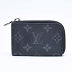 Louis Vuitton Coin Purse Porte-Monnaie Jour Black Monogram Eclipse