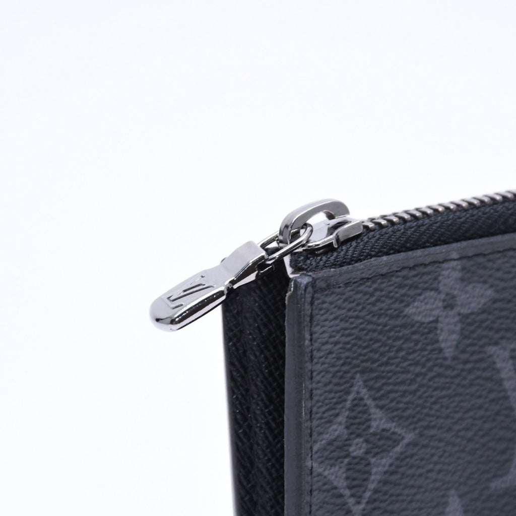 Louis Vuitton Coin Purse Porte-Monnaie Jour Black Monogram Eclipse — view 5