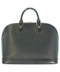 Louis Vuitton Epi Alma PM Handbag Black