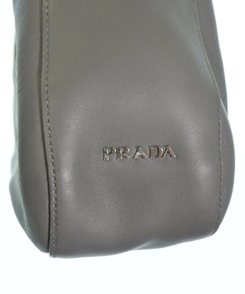 Prada Leather Handbag Gray — view 7