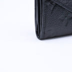 Louis Vuitton Trifold Wallet Portefeuille Zoe Black Gold — view 6