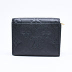 Louis Vuitton Trifold Wallet Portefeuille Zoe Black Gold — view 2