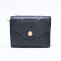 Louis Vuitton Trifold Wallet Portefeuille Zoe Black Gold