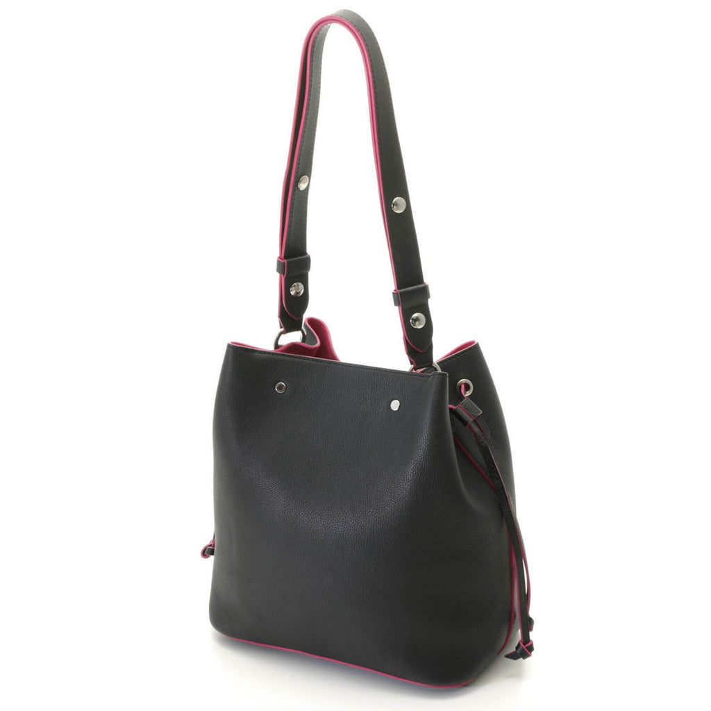Louis Vuitton Lockme Bucket Taurillon Noir Pink Shoulder Bag — view 2