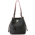 Louis Vuitton Lockme Bucket Taurillon Noir Pink Shoulder Bag