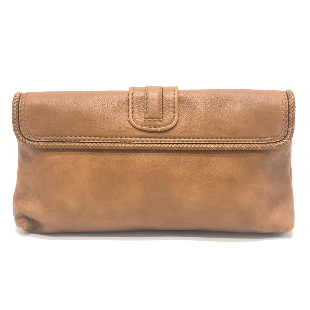 Gucci Clutch Marchech GG Tassel Leather Brown — view 2
