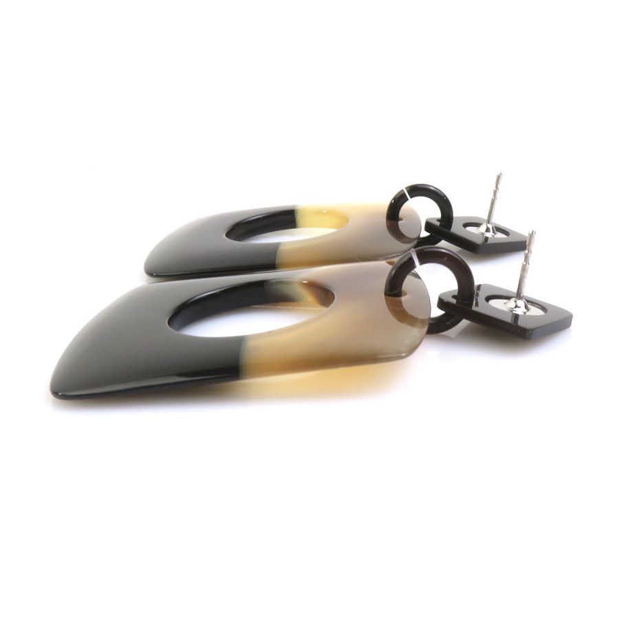 Hermes Earrings Brown — view 6